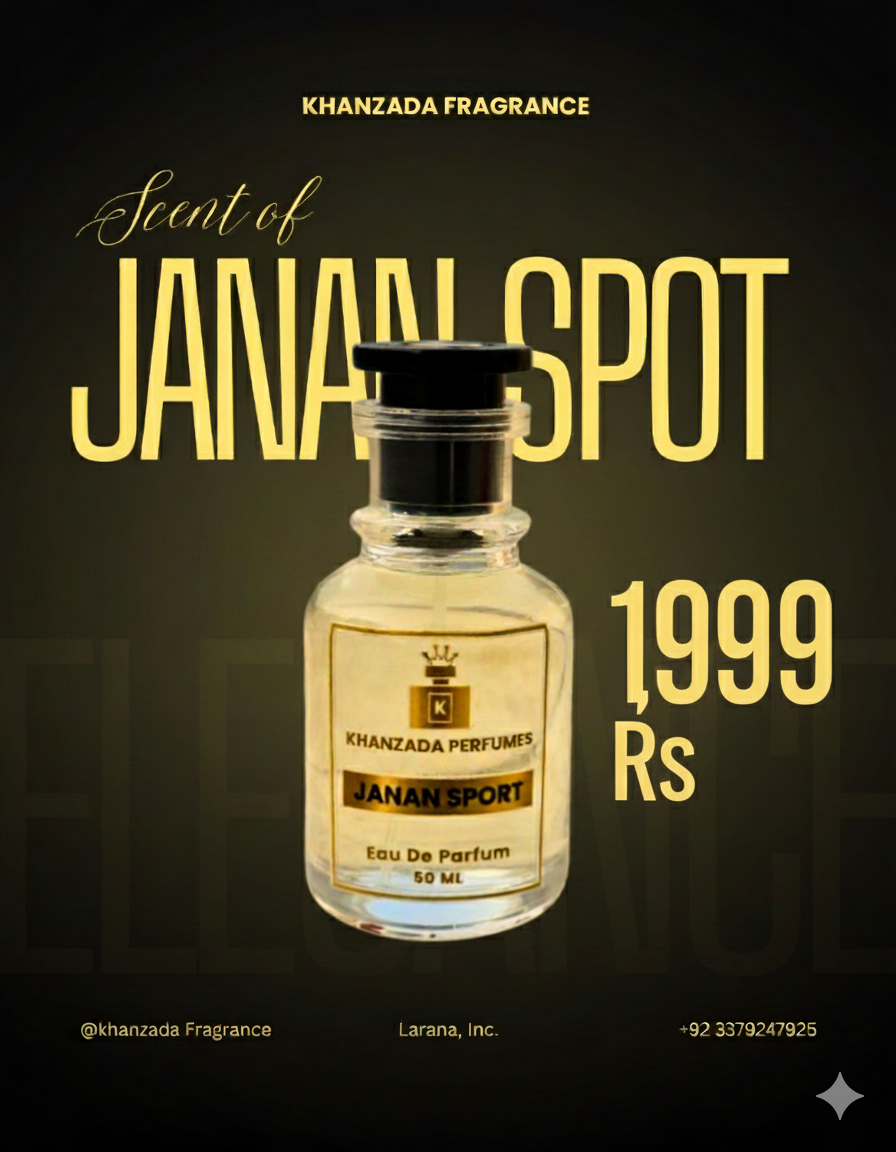 Janan Sport Red Edition by Khanzada Fragrance – 50ml Long-Lasting Premium Perfume